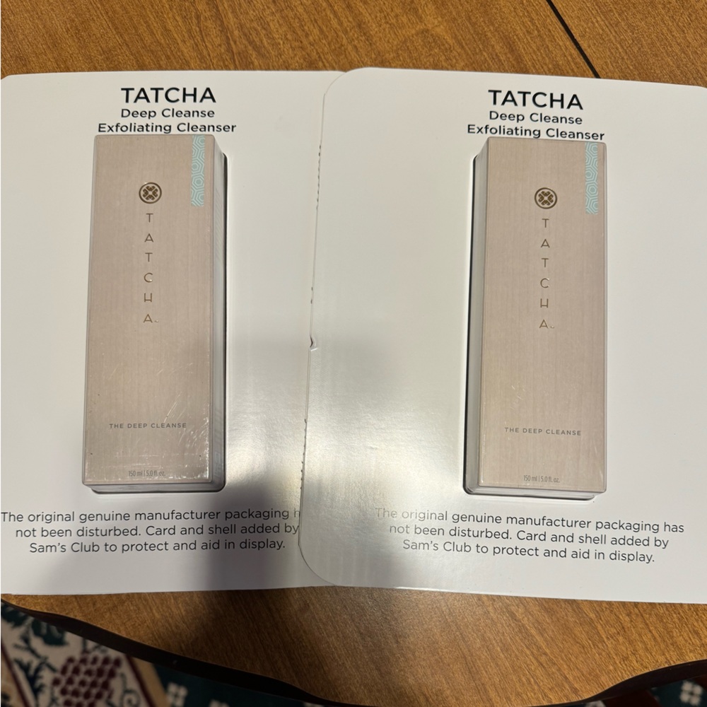 Tatcha cleanser